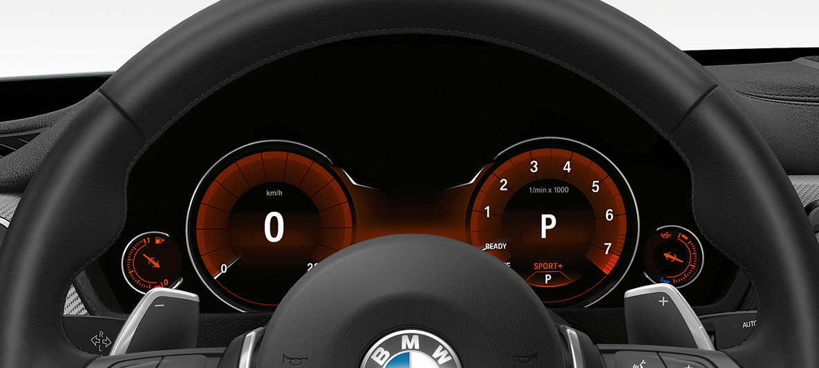 BMW 4-sarjan Gran Coupé monitoimintoinen mittaristonäyttö BMW 4-sarjan Gran Coupé monitoimintoinen mittaristonäyttö
