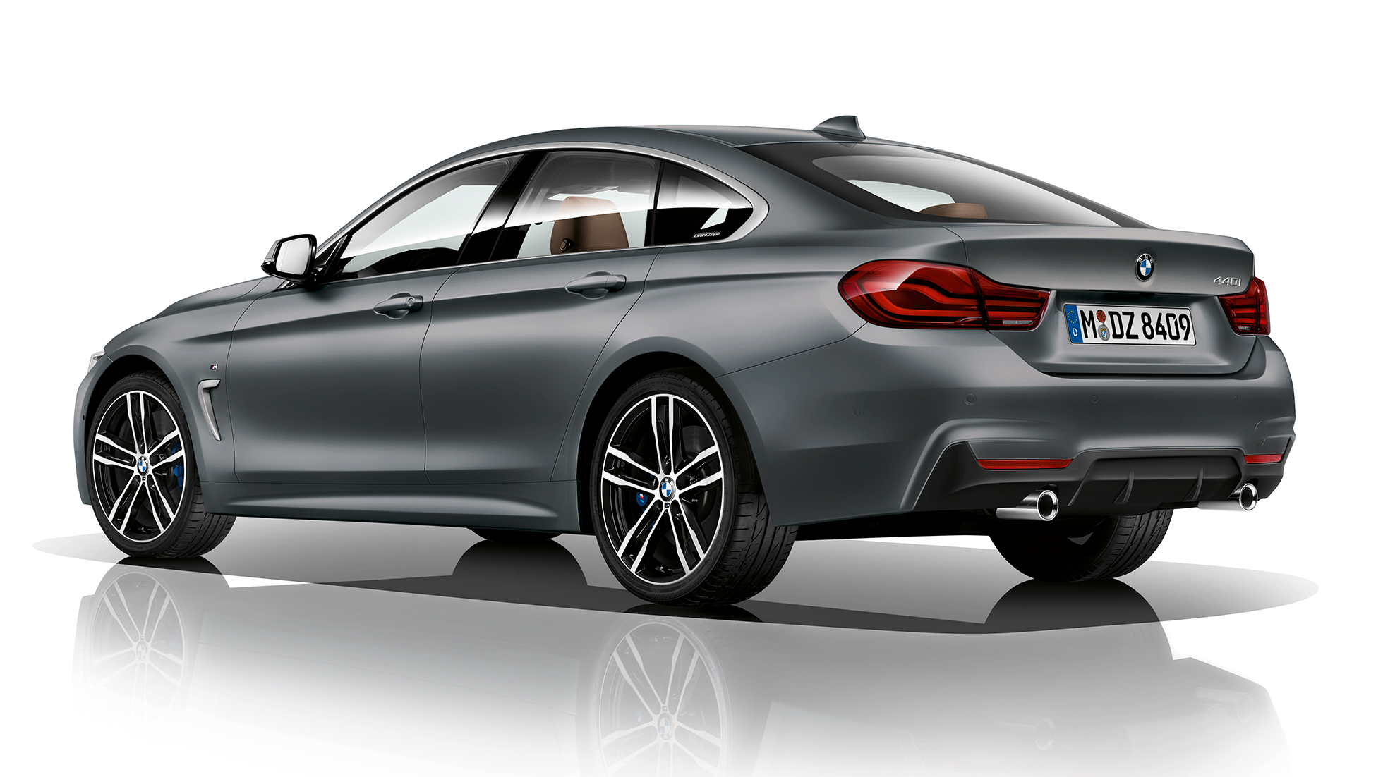 BMW 4-sarjan Gran Coupé, kolmen neljäsosan kuva perästä BMW 4-sarjan Gran Coupé, kolmen neljäsosan kuva perästä