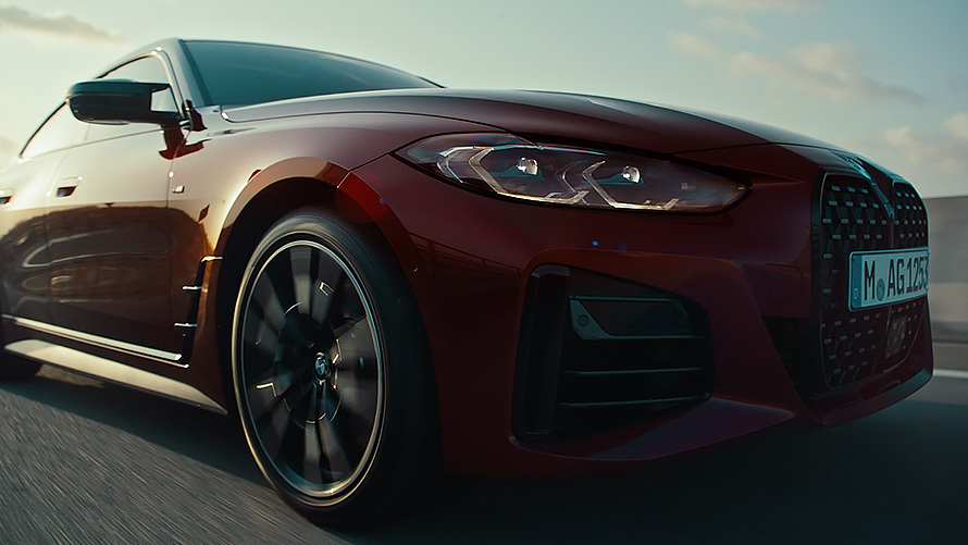BMW 4-sarjan Gran Coupé G26 2021 ulkopuolen muotoilu videolla BMW 4-sarjan Gran Coupé G26 2021 ulkopuolen muotoilu videolla