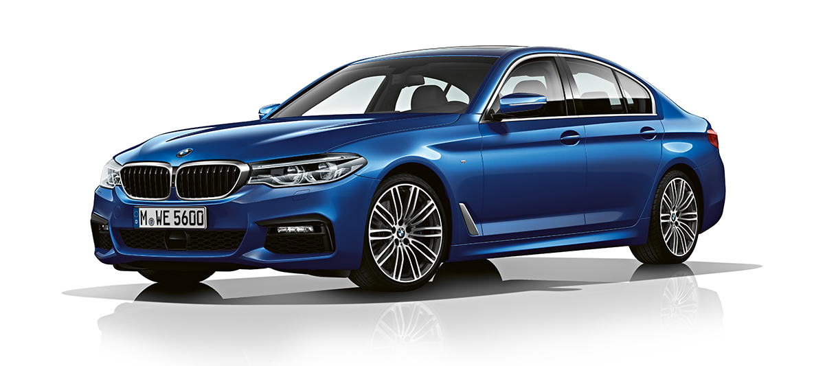 BMW 5-sarja Sedan M Sport -paketti edestä BMW 5-sarja Sedan M Sport -paketti edestä