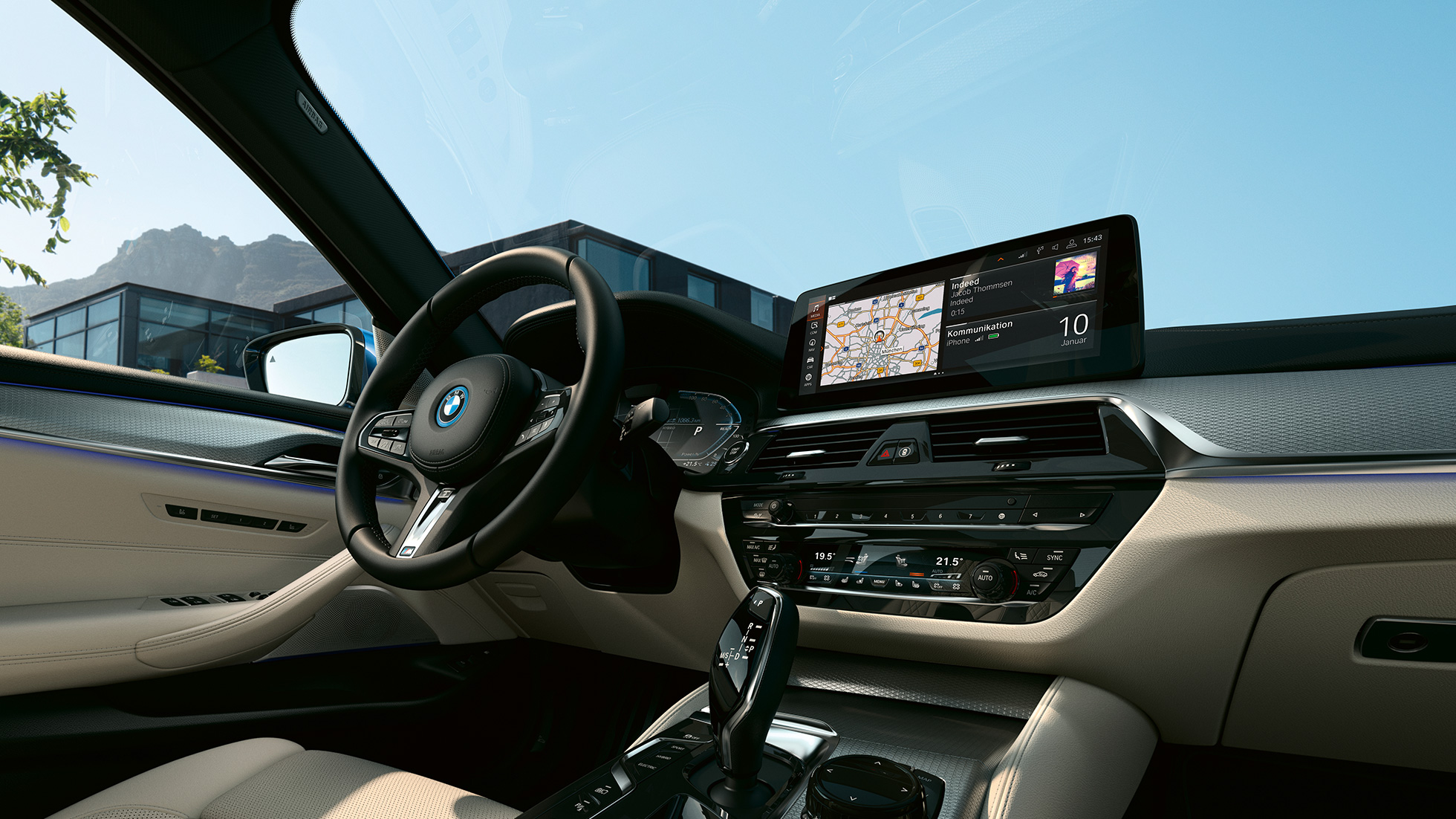 Sisätila BMW 5-sarjan Sedan G30 BMW 5-sarjan Sedan G30 Facelift 2020 sisätila