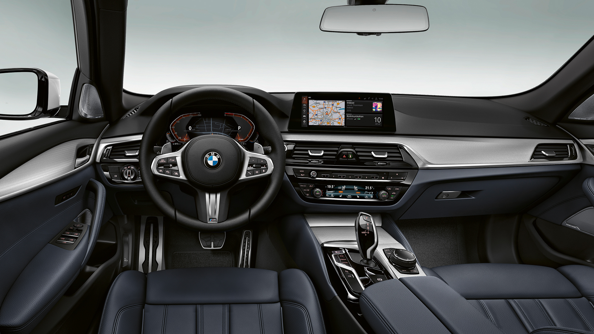 M Sport -paketti, BMW 5-sarjan Touringin G31 ohjaamo M Sport -paketti BMW 5-sarjan Touring 530d xDrive Touring G31, ohjaamo