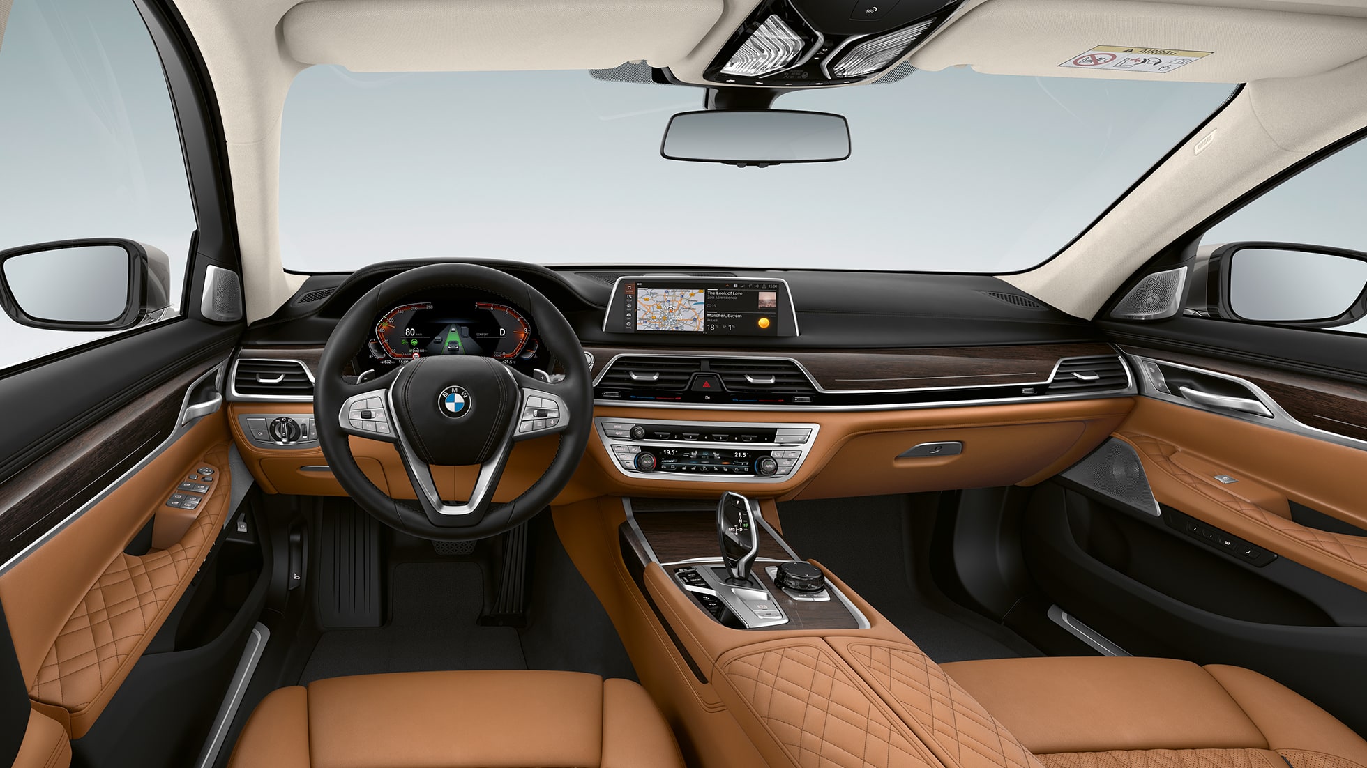 BMW 7-sarjan Sedan ja Pure Excellence -ulkovarustepaketti, sisätila BMW 7-sarjan Sedan ja Pure Excellence -ulkovarustepaketti, sisätila