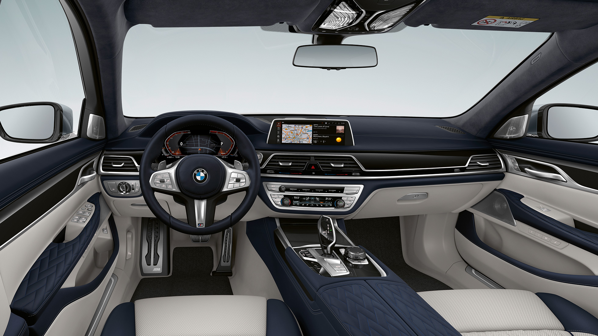 BMW 7-sarjan Sedanin M Sport -paketti, sisätilat BMW 7-sarjan Sedanin M Sport -paketti, sisätilat