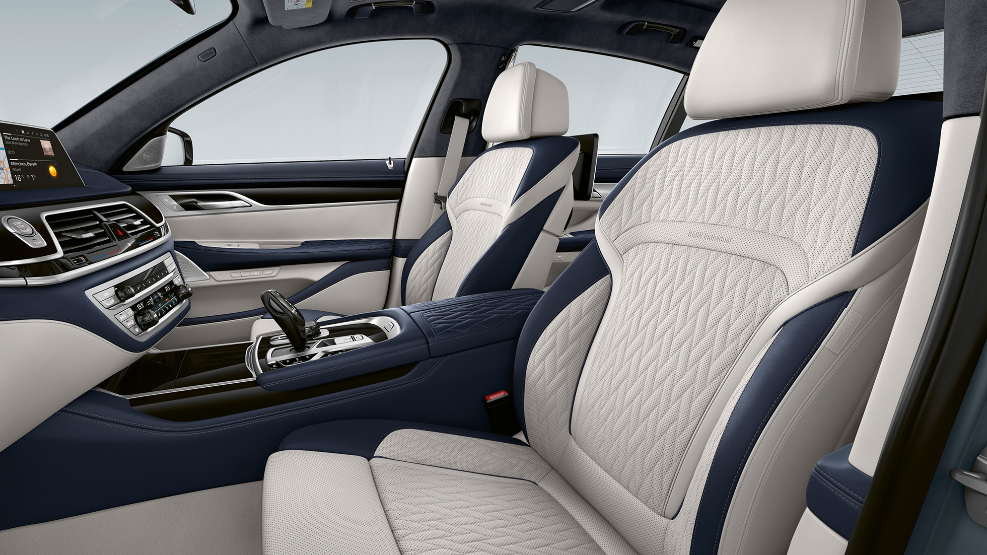 BMW 7-sarjan Sedanin M Sport -paketti, nahkaverhoilu BMW 7-sarjan Sedanin M Sport -paketti, nahkaverhoilu Dakota Black