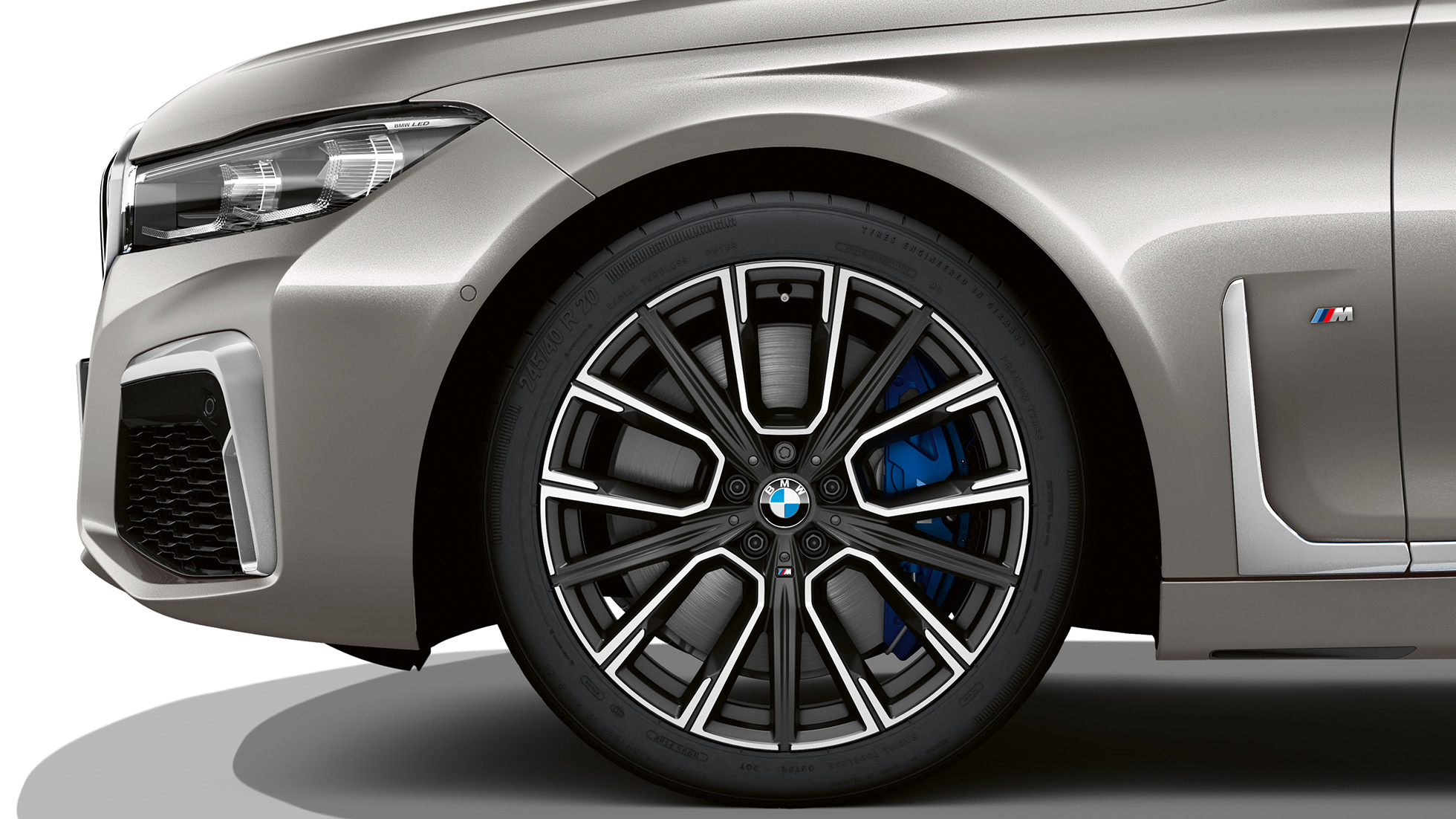 BMW 7-sarjan Sedanin M Sport -paketti, vanteet BMW 7-sarjan Sedanin M Sport -paketti: Lähikuva vanteista