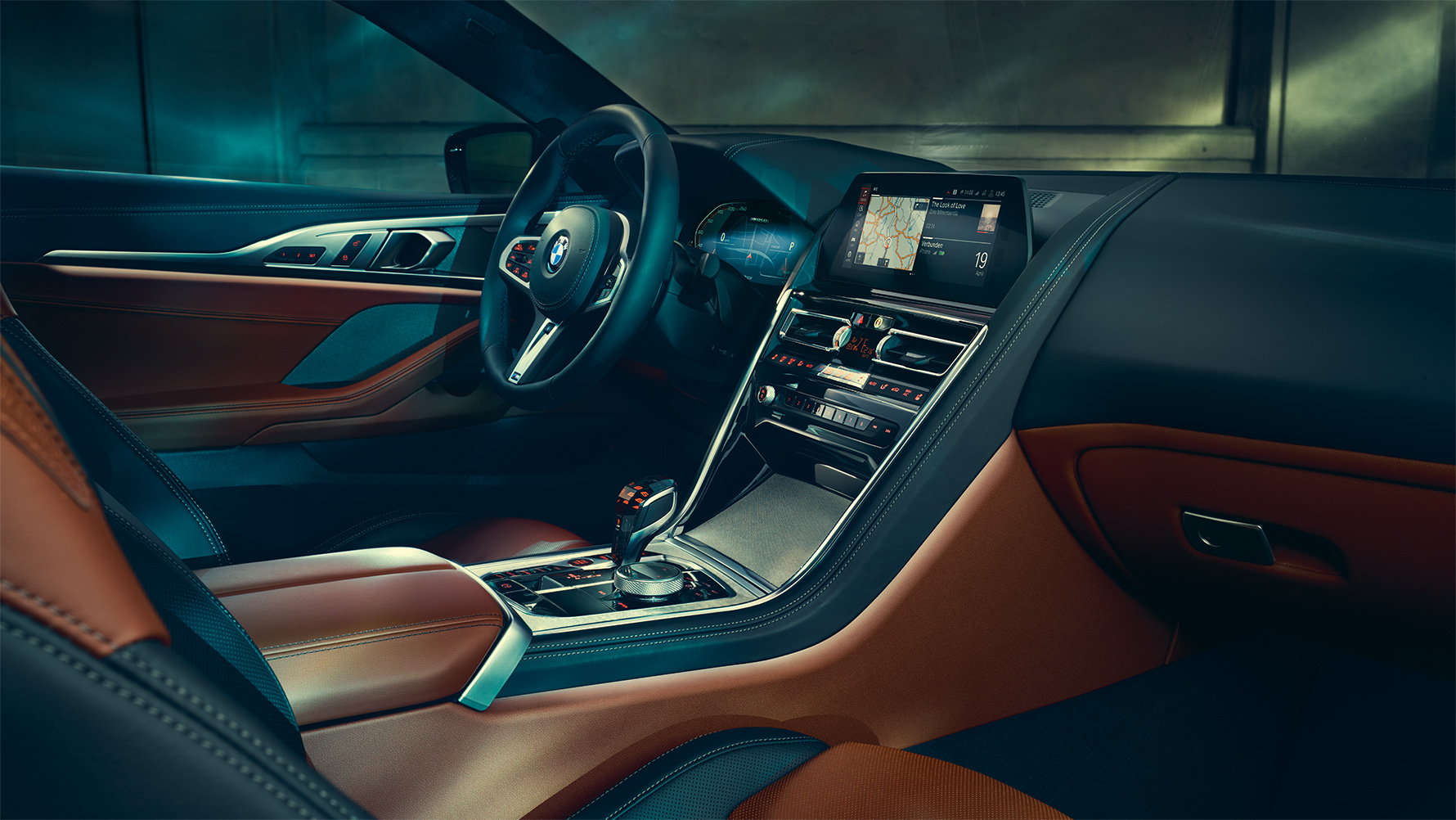 BMW 8-sarjan Coupé, sisätila BMW 8-sarjan Coupén sisätila.