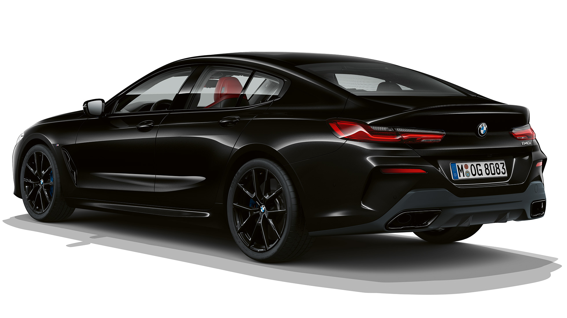 M Sport -paketti, 374 kuva perästä BMW 8-sarjan Gran Coupé, M Sport -paketti, 3/4 kuva perästä