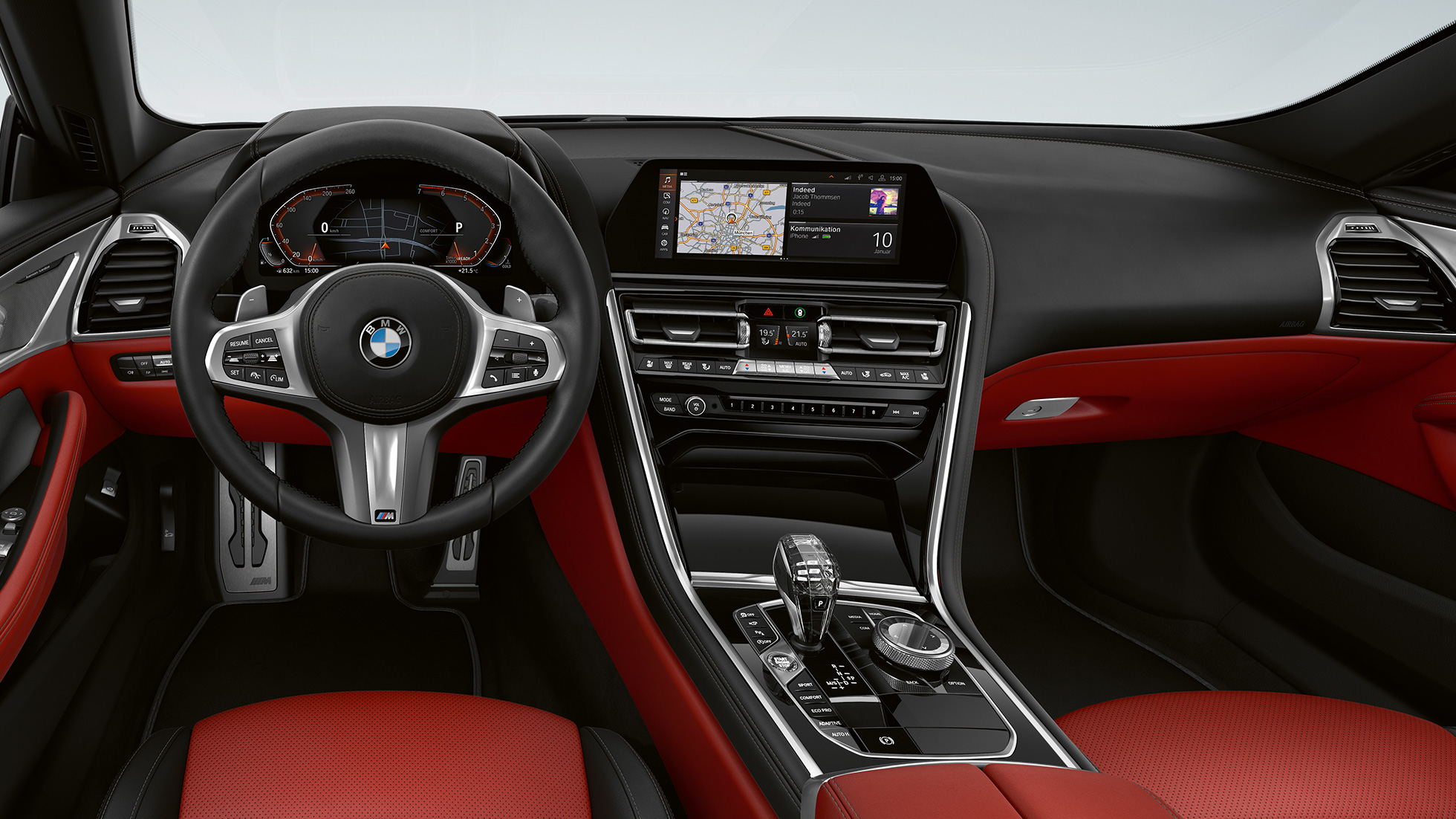 M Sport -paketti ohjaamo BMW 8-sarjan Gran Coupé, M Sport -paketti ohjaamo