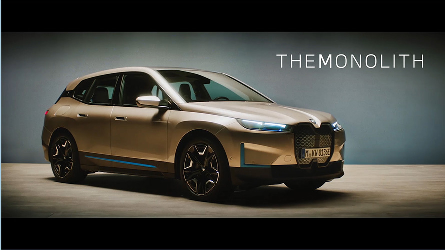 BMW iX i20, sähköinen SUV, rethinking design, video BMW iX i20 2021, sähköinen SUV, rethinking desing, video