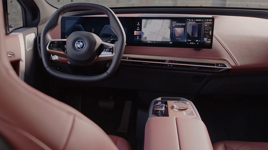 BMW iX i20, sähköinen SUV, sisätilan kohokohdat, video BMW iX i20 2021, sähköinen SUV, sisätilan kohokohdat, video