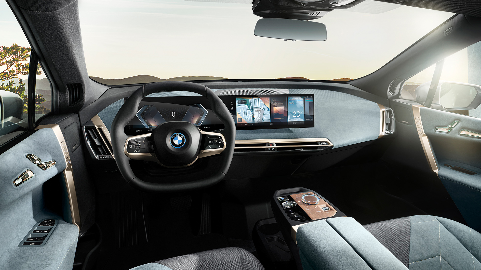 BMW iX, ohjaamo, sisätila BMW iX i20, ohjaamo, sisätila