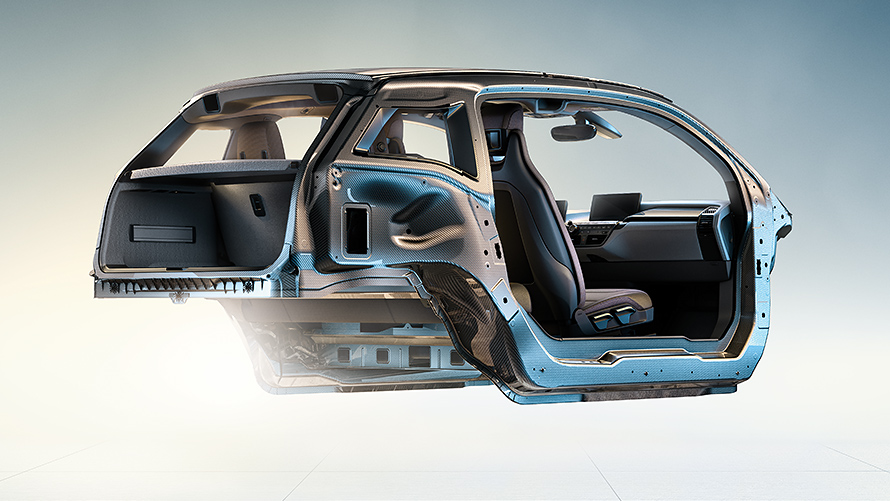 BMW i3 Leichbau BMW i3 Leichbau Carbonin innovatiivinen kori