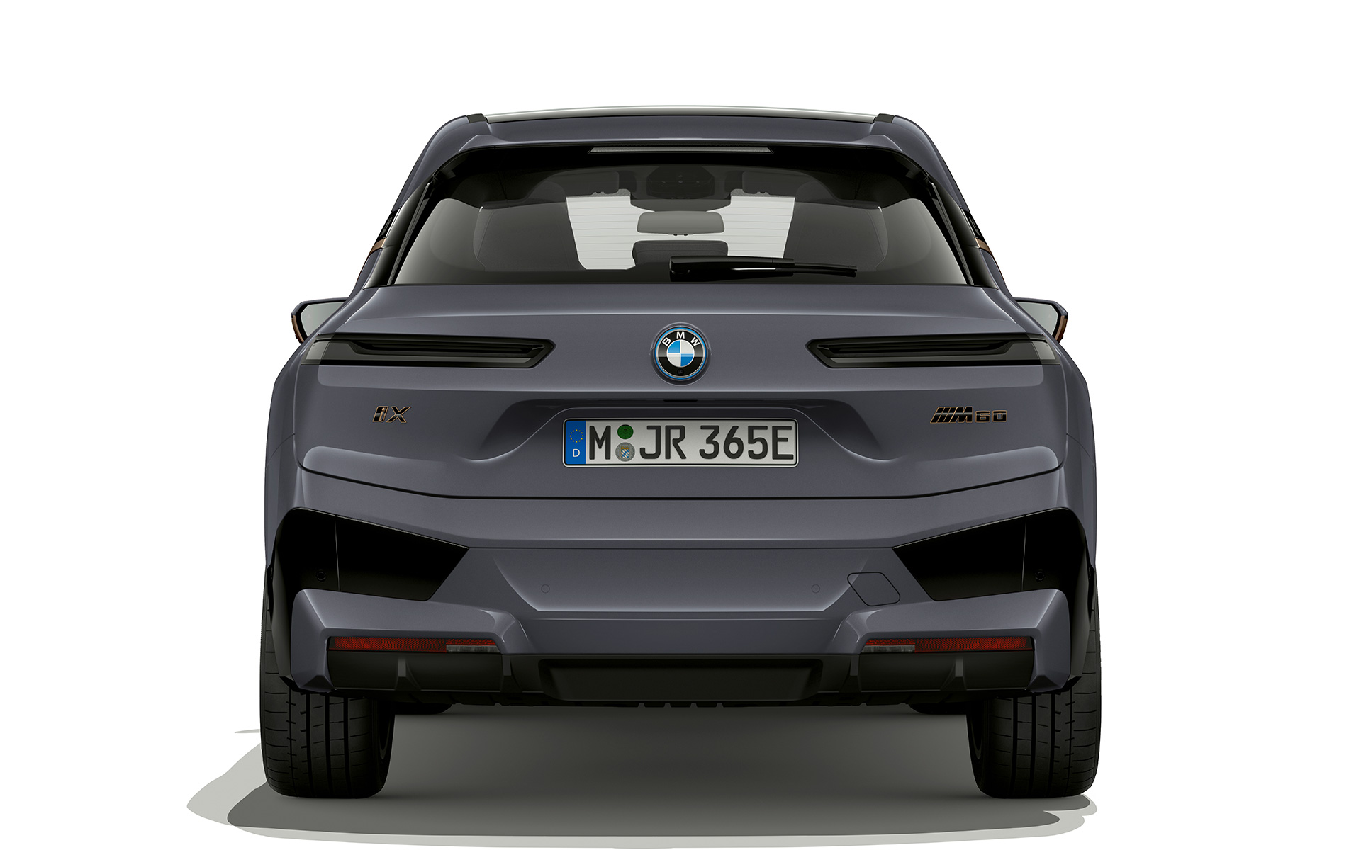 BMW iX M60 i20 2022 sähköinen SUV sähköauto metalliväri Oxide Grey M valot Shadow Line