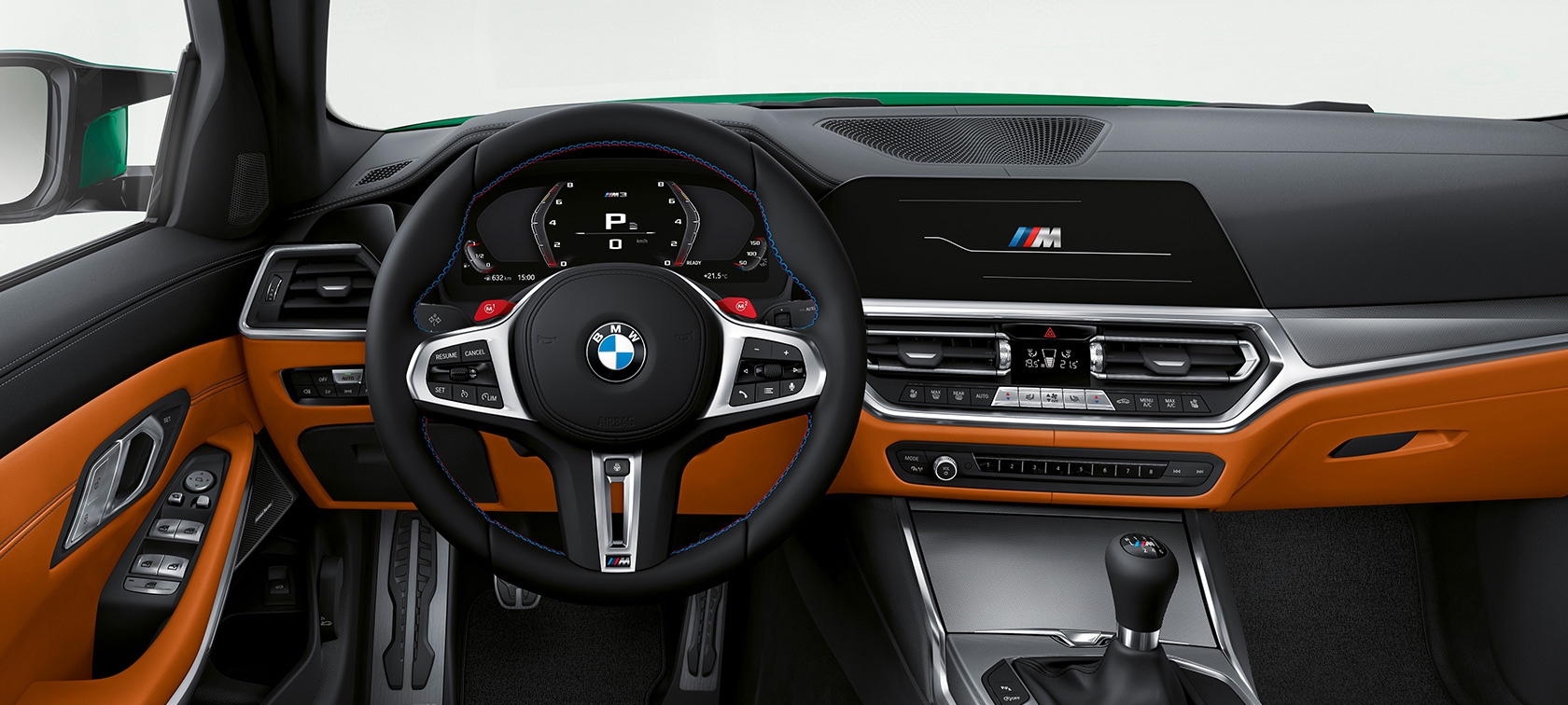 BMW M3 Sedan G80 2020, ohjaamo BMW M3 Sedan G80 2020, ohjaamo, sisätila