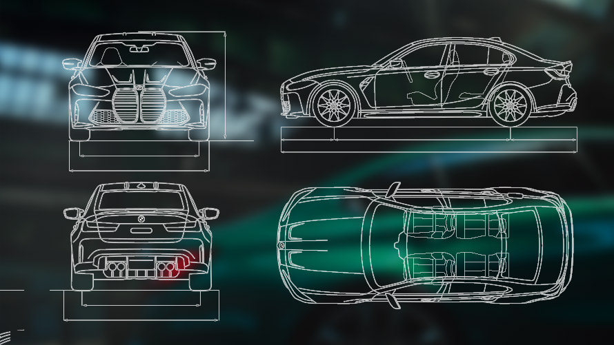 Grafiikka, BMW M3 Sedan G80 Grafiikka, BMW M3 Sedan G80