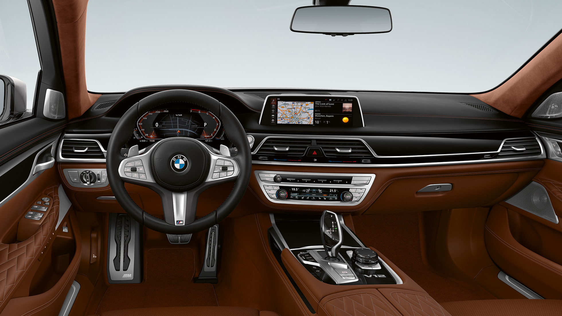 Sisätilan muotoilu BMW M760Li xDrive Sedan, sisätilan muotoilu
