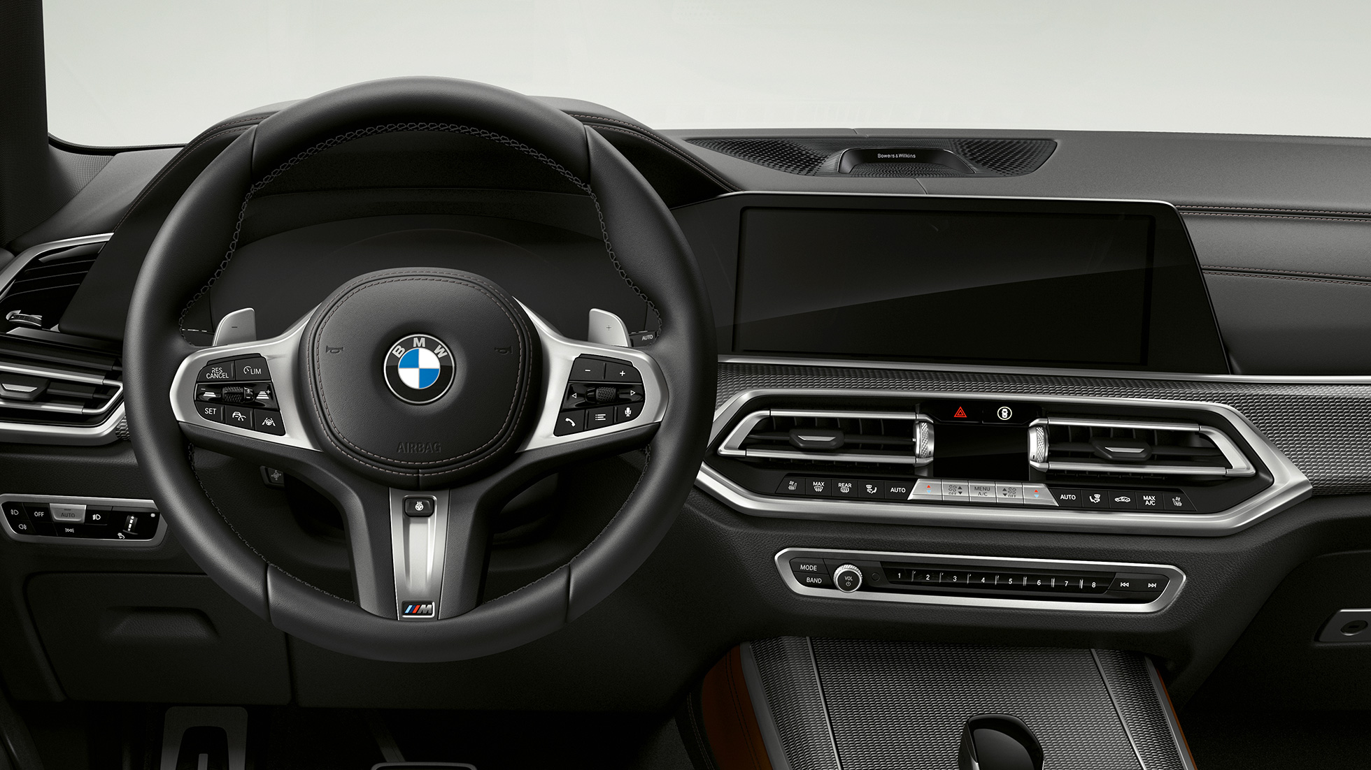 Nahkainen M-ohjauspyörä, BMW X5 M50i ja M50d Nahkainen M-ohjauspyörä, BMW X5 M50i ja M50d G05, ohjaamo