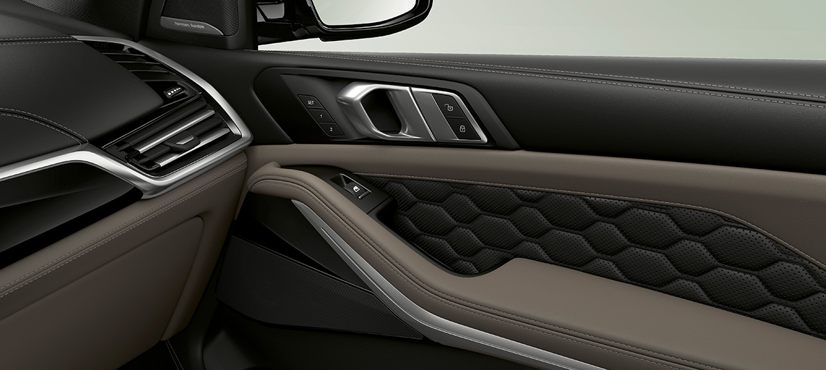 Täysnahkaverhoilu Merino, BMW X5 M F95 Täysnahkaverhoilu Merino, BMW X5 M F95 2020 SUV, sisätila