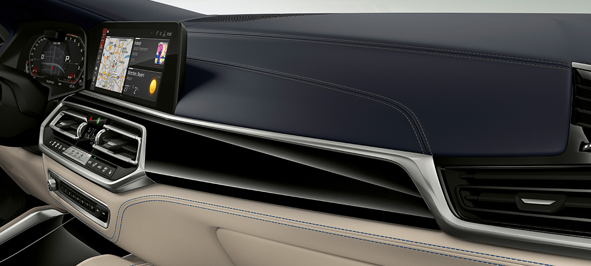 BMW X6 M Individual F96 2020, sisätila BMW X6 M F96 2020, sisätila, sisäkoristelista Individual Piano Finish Black