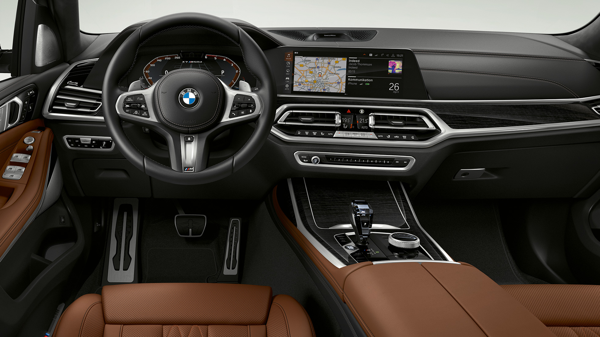 BMW X7 M50i, sisätila BMW X7 M -autot M50d ja M50i, sisätila, G07, 2019