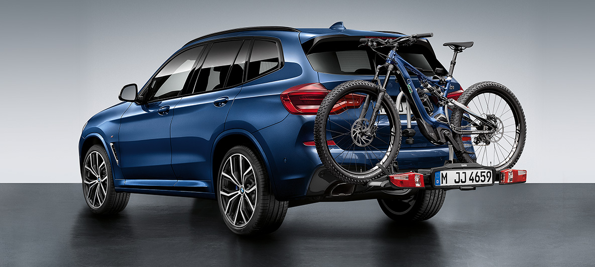 BMW X3 lisävarusteet polkupyöräteline BMW X3 lisävarusteet polkupyöräteline