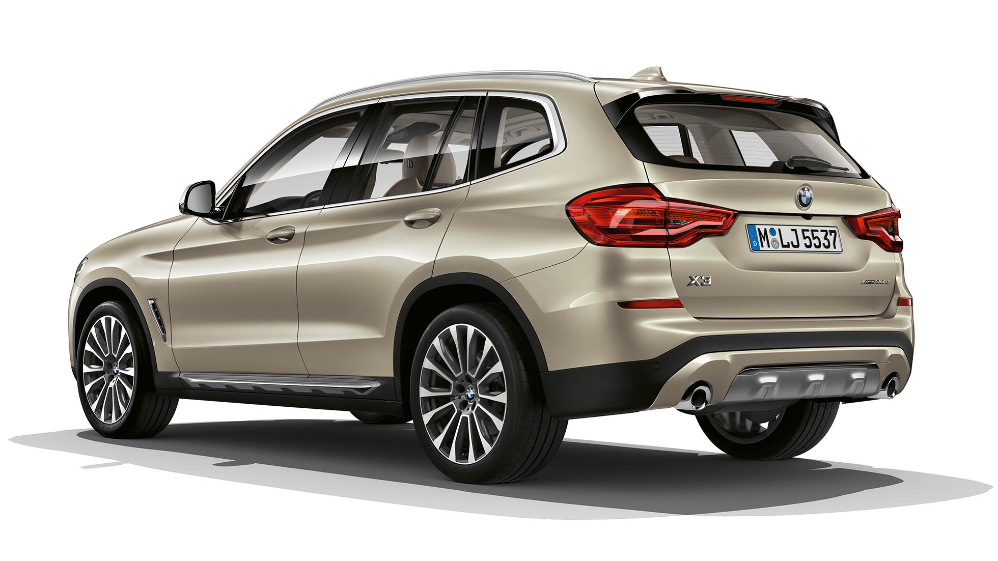 BMW X3 M40i, Business Luxury, kolmen neljäsosan kuva perästä BMW X3 M40i, Business Luxury, kolmen neljäsosan kuva perästä