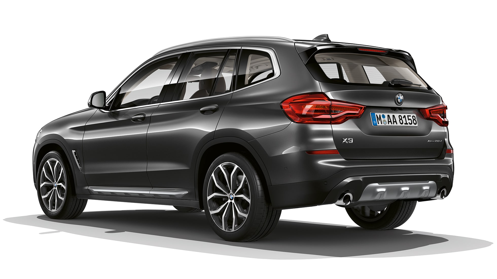 BMW X3 M40i, Business xLine, kolmen neljäsosan kuva perästä BMW X3 M40i, Business xLine, kolmen neljäsosan kuva perästä