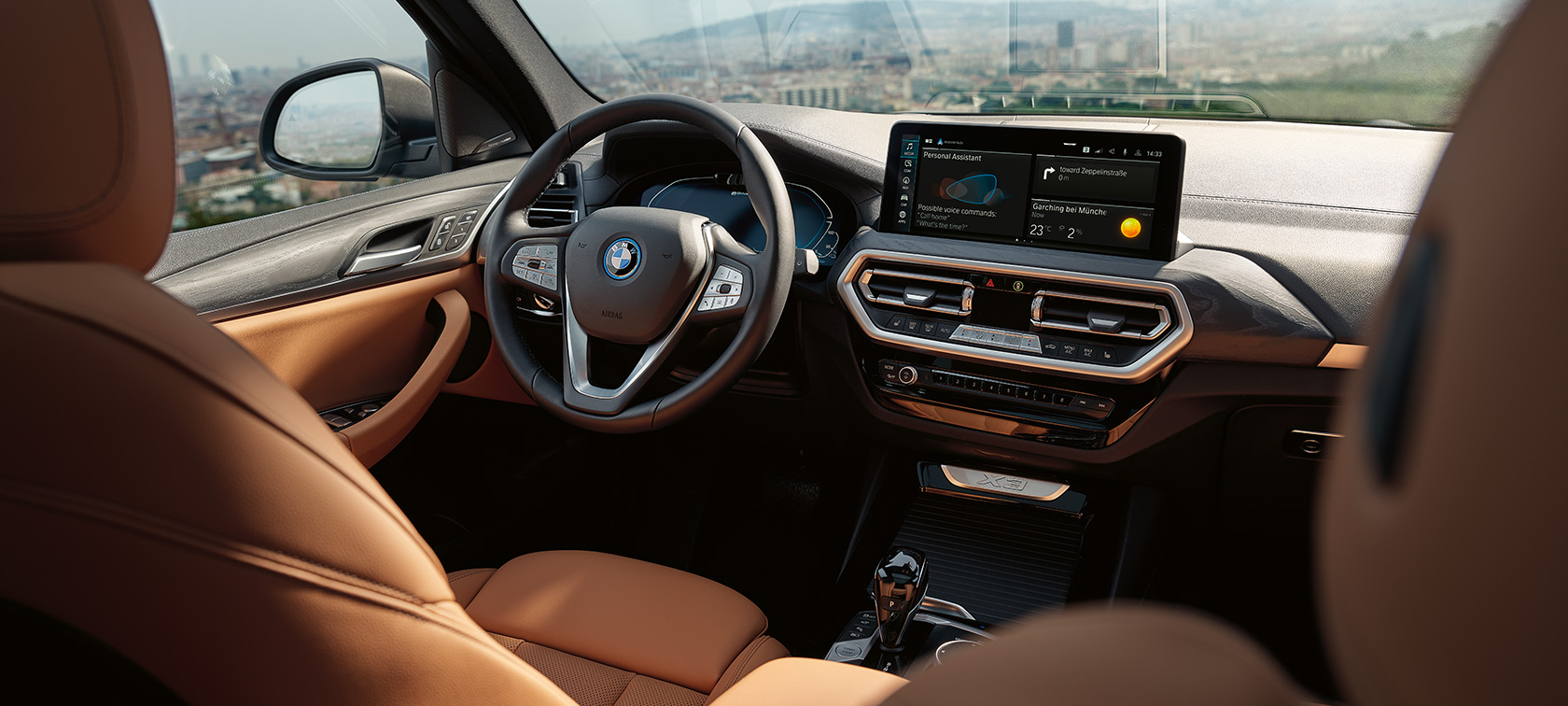 BMW X3 G01, muotoilun kohokohdat, verhoilu Sensatec Cognac 2021 BMW X3 G01, muotoilun kohokohdat, verhoilu Sensatec Cognac 2021