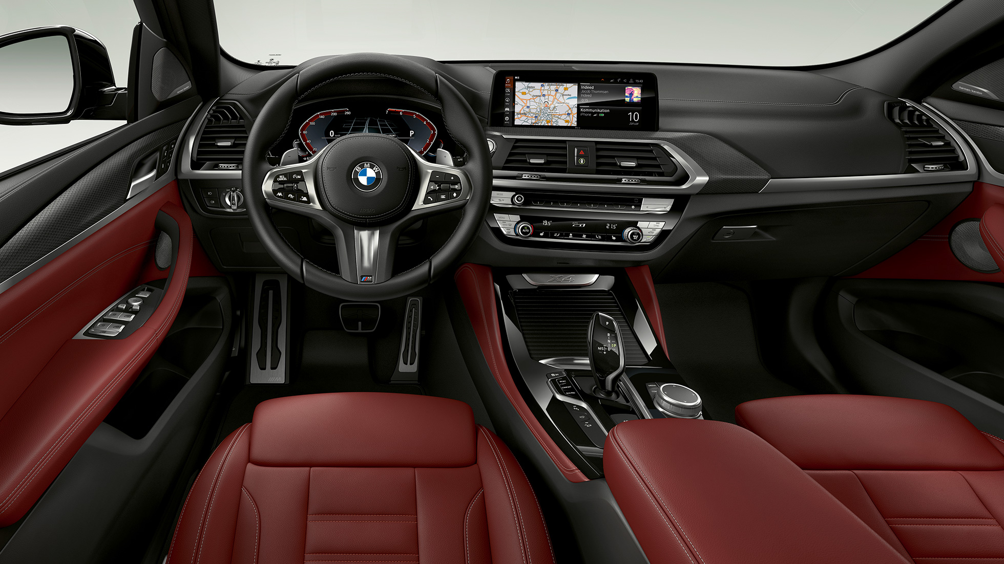 Ohjaamo, BMW X4 xDrive30i Business M Sport X Ohjaamo, xDrive30i BMW X4 Business M Sport X G02 2018, sisätila