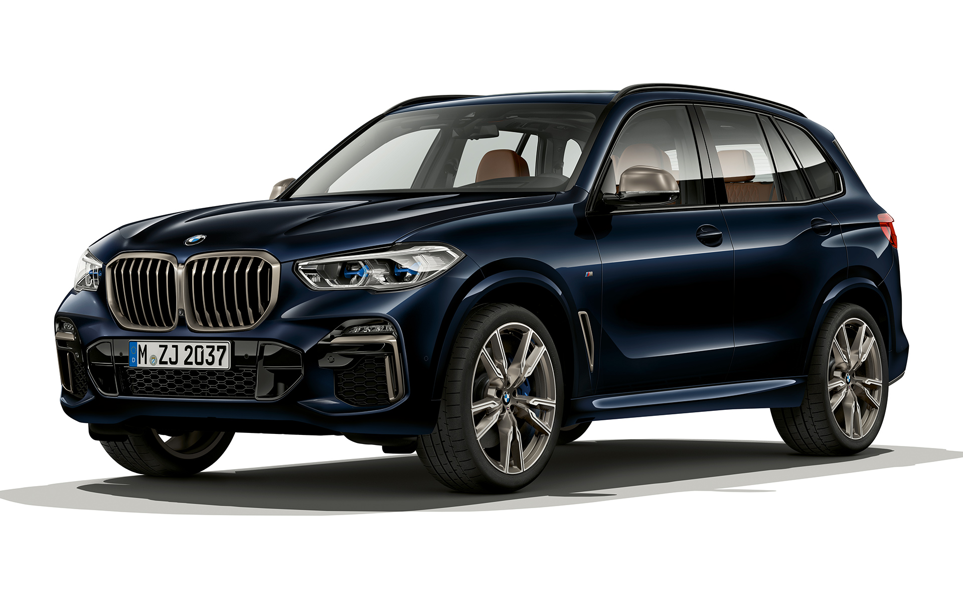 BMW X5 M50d -mallin keula BMW X5 M50d -mallin keulan lähikuva