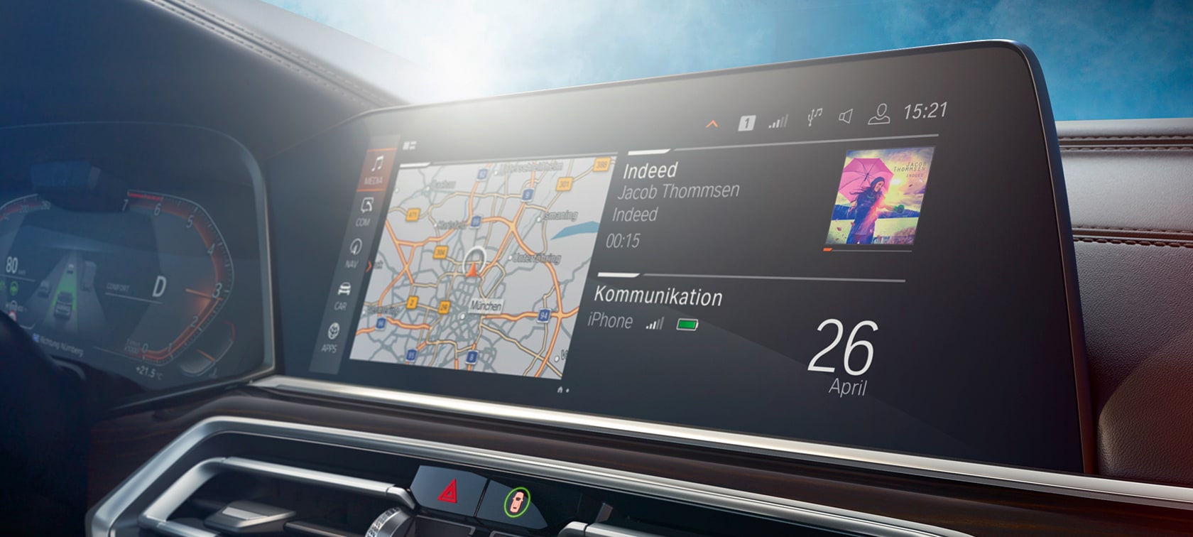 Monitoiminäyttö, BMW X5 Monitoiminäyttö, BMW X5 G05 2018, ohjaamo