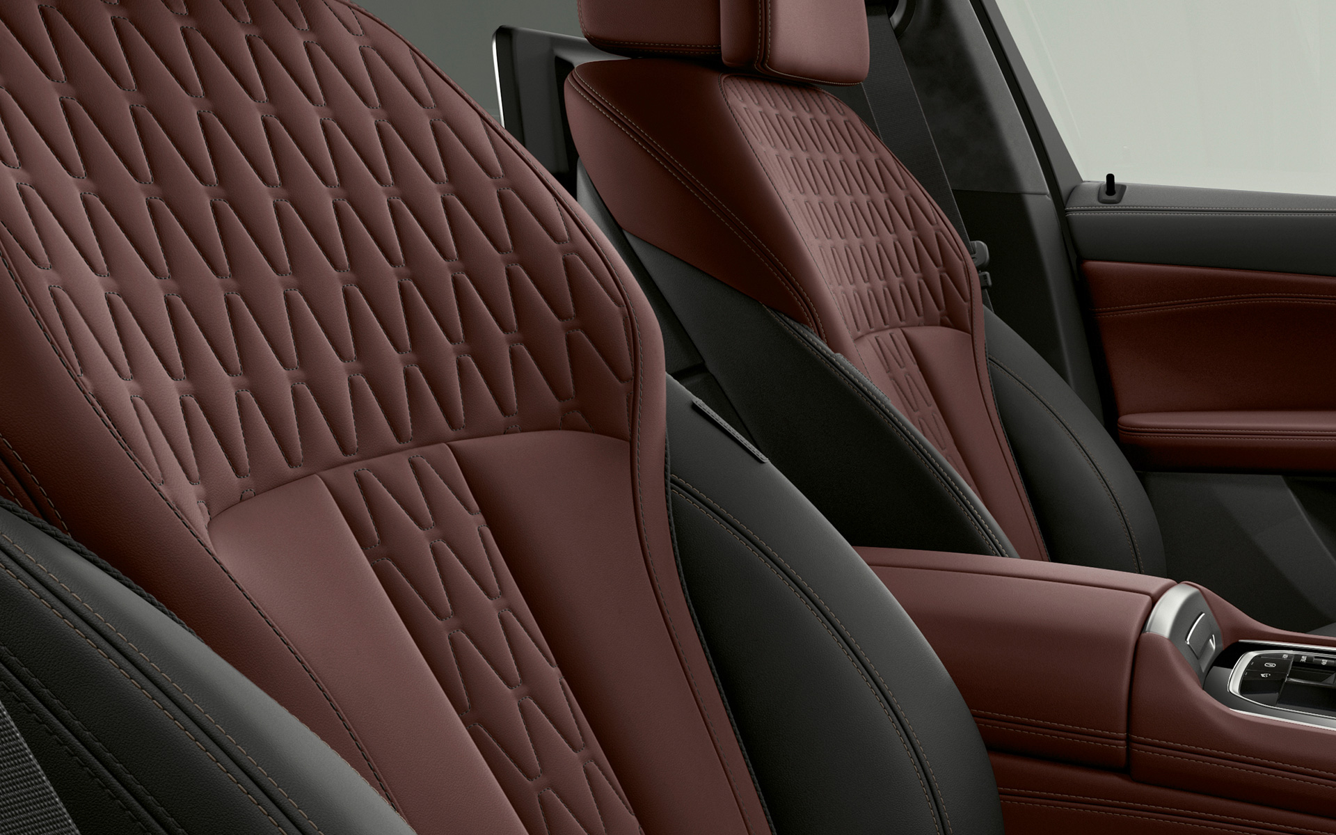 BMW Individual sisäverhoilu BMW X6 M Individual G06 2019 BMW Individual sisäverhoilu BMW X6 M Individual G06 2019, lähikuva