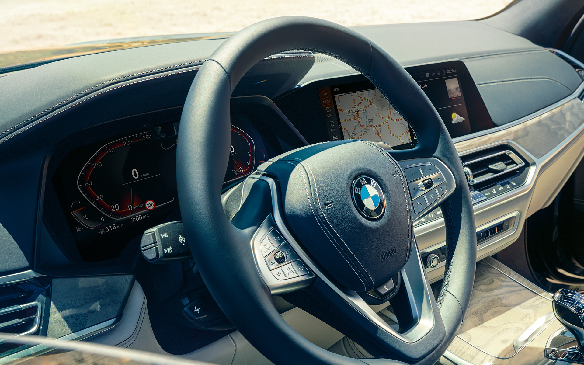 Ohjaamo, BMW X7 G07 2019, sisätila Ohjaamo, BMW X7 G07 2019, sisätila