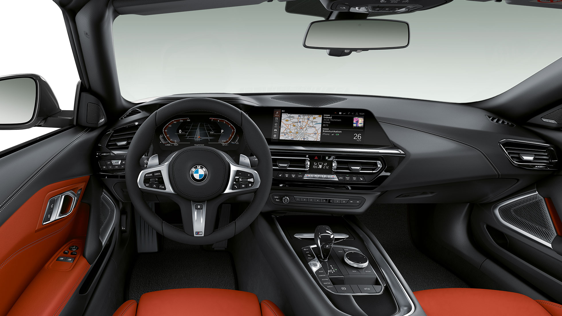 BMW Z4 Roadster Business Sport -malli BMW Z4 Roadster Business Sport -mallin ohjauspyörä ja kuljettajan paikka