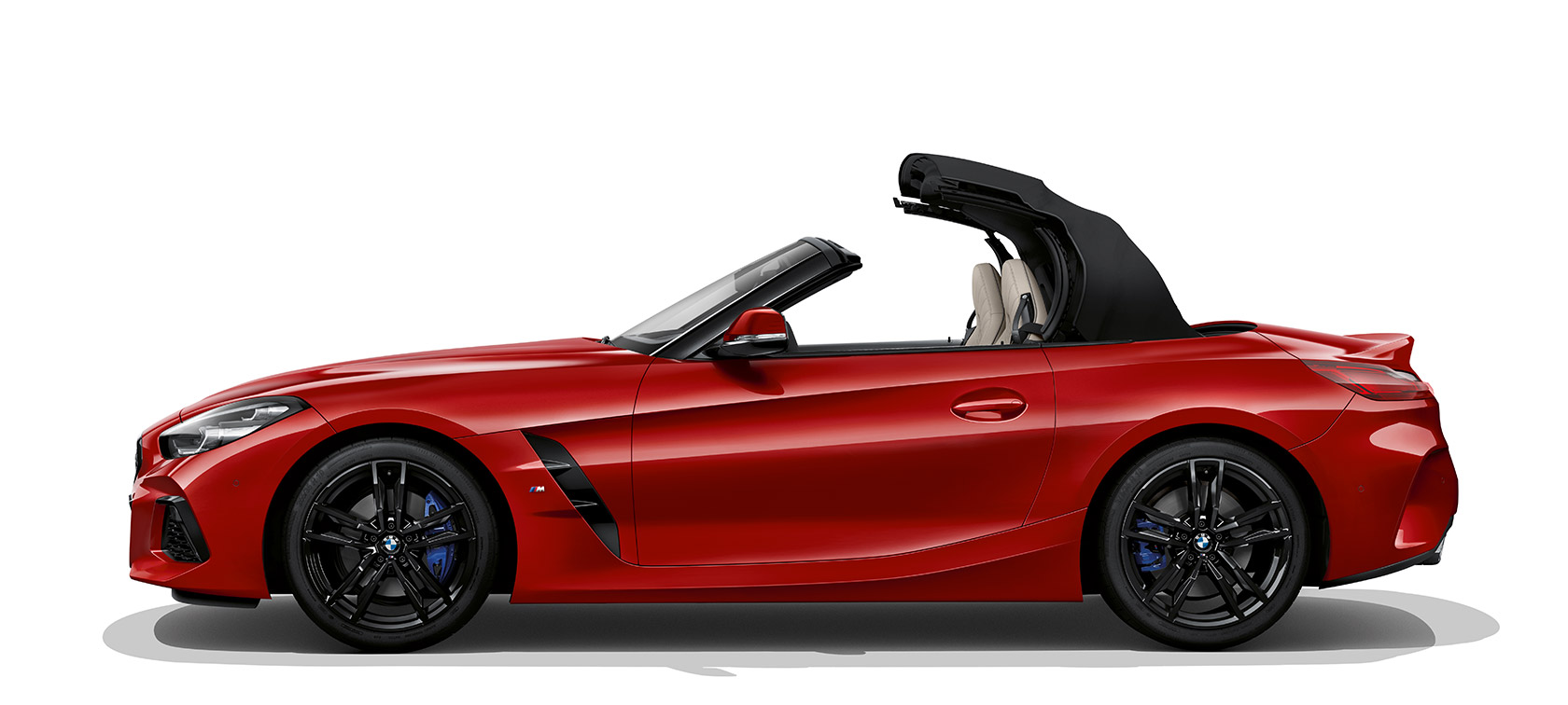 Sivukuva BMW Z4 Roadsterista Sivukuva BMW Z4 Roadsterista, kangaskatto avautuu