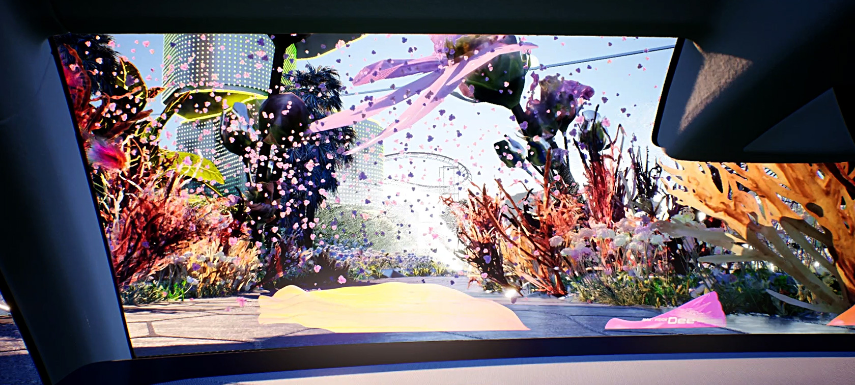 BMW i Vision Dee, ajoelämys BMW i Vision Dee -visioajoneuvo, ajoelämys