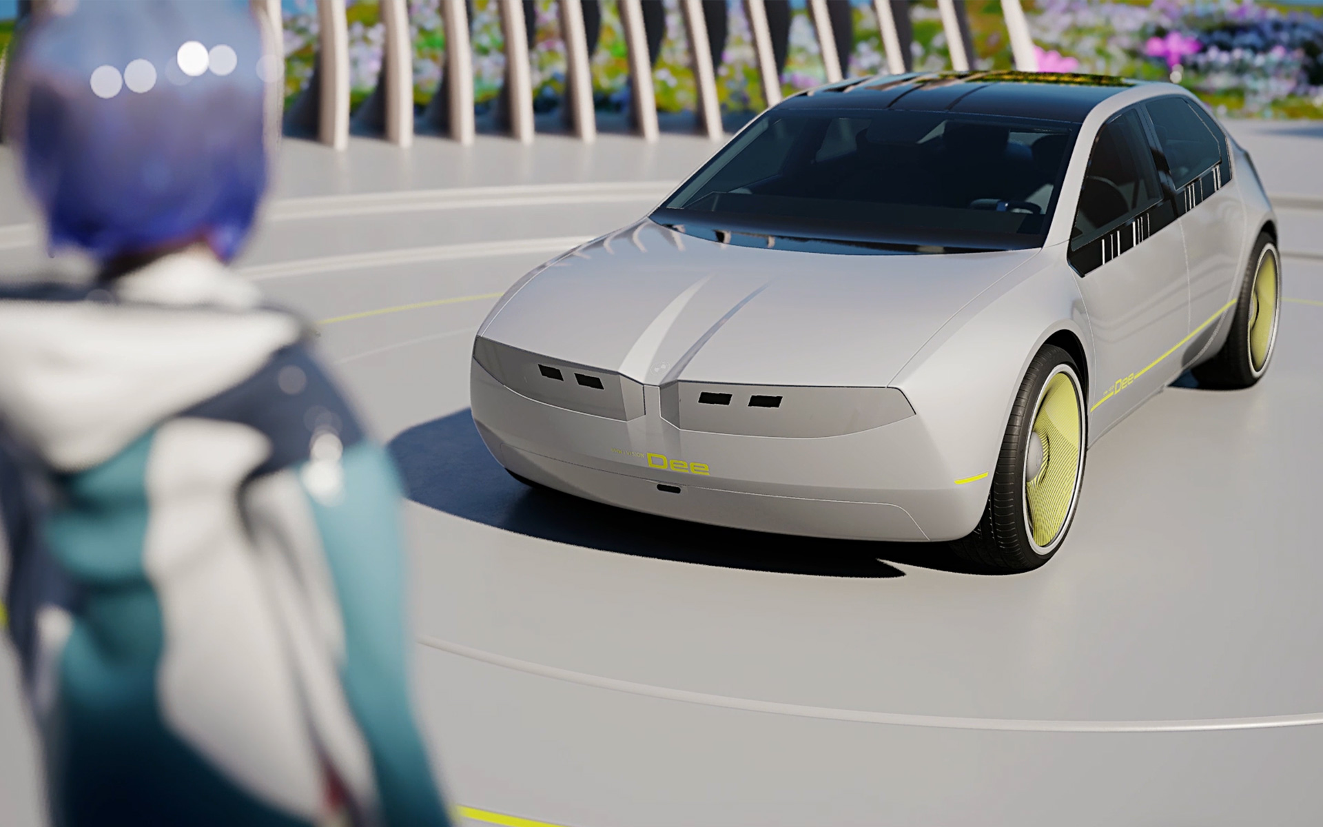 BMW i Vision Dee, ulkopuolen design, Digital Icon BMW i Vision Dee -visioajoneuvo, ulkopuolen design, Digital Icon