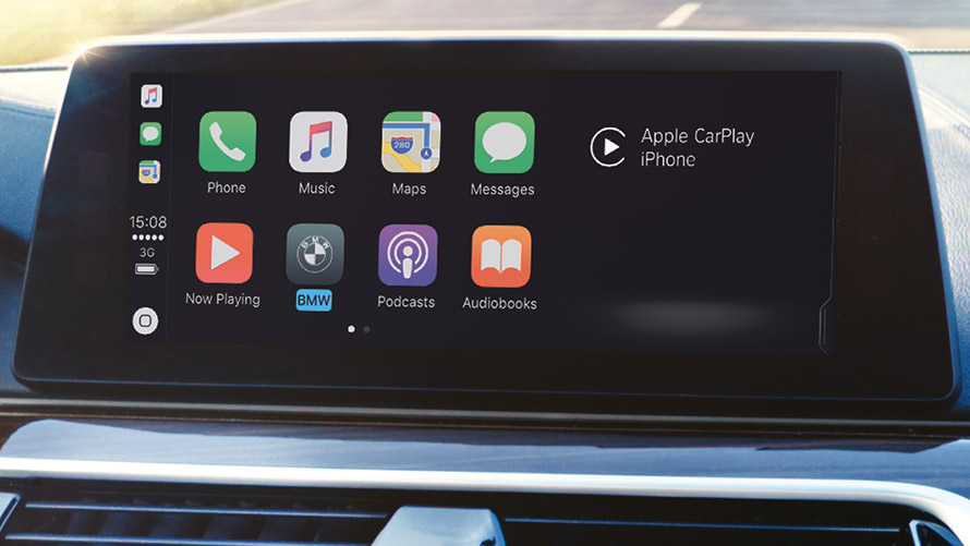 Apple CarPlay Preparation® Apple CarPlay Preparation® näytetään BMW:n näytössä