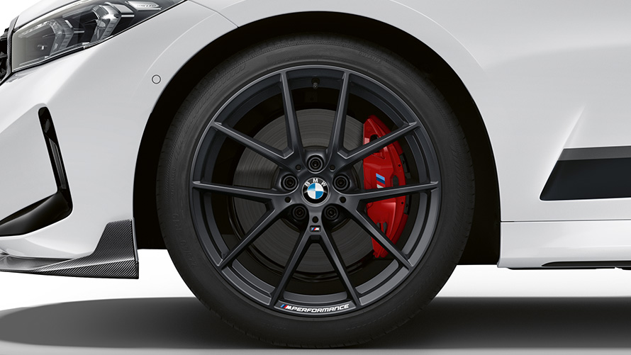 19'' M Performance kevytmetallivanne 898 M, BMW M Performance osat 19'' M Performance kevytmetallivanne 898 M, BMW M Performance osat, lähikuva
