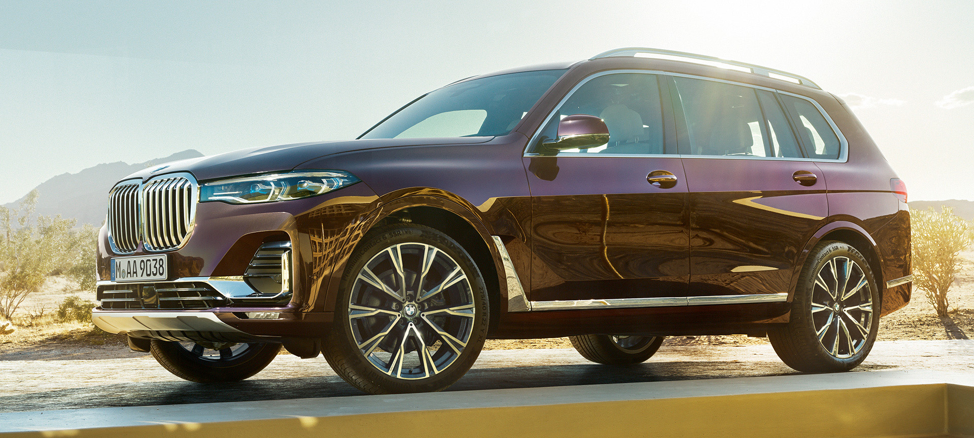 BMW X7 edestäpäin BMW X7 edestäpäin