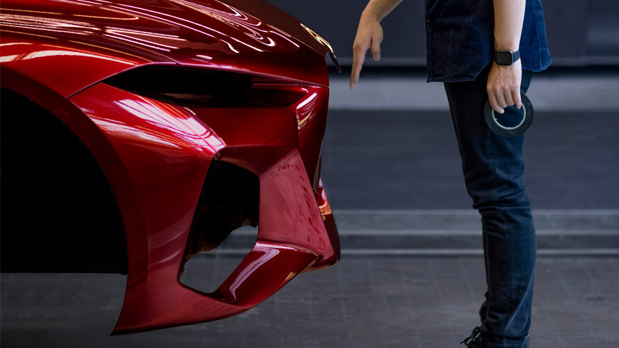 Forbidden red BMW 4-sarjan Coupé Forbidden red