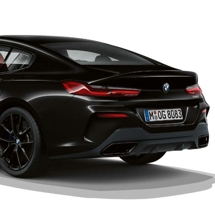 BMW 8-sarjan Gran Coupé, M Sport -paketti, 3/4 kuva perästä
